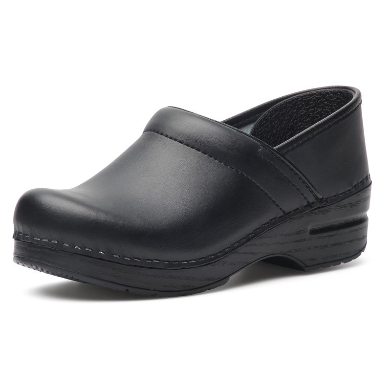 Dansko Womenâ€™s Professional Slip-On Clogs â€“Rocker Sole and Arch Support for Comfort-Ideal for Nursing, Food Service, Healthcare Black Box 4.5-5 M US - Image 1